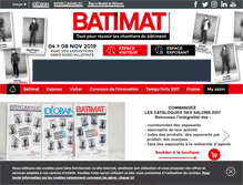 Tablet Screenshot of batimat.com